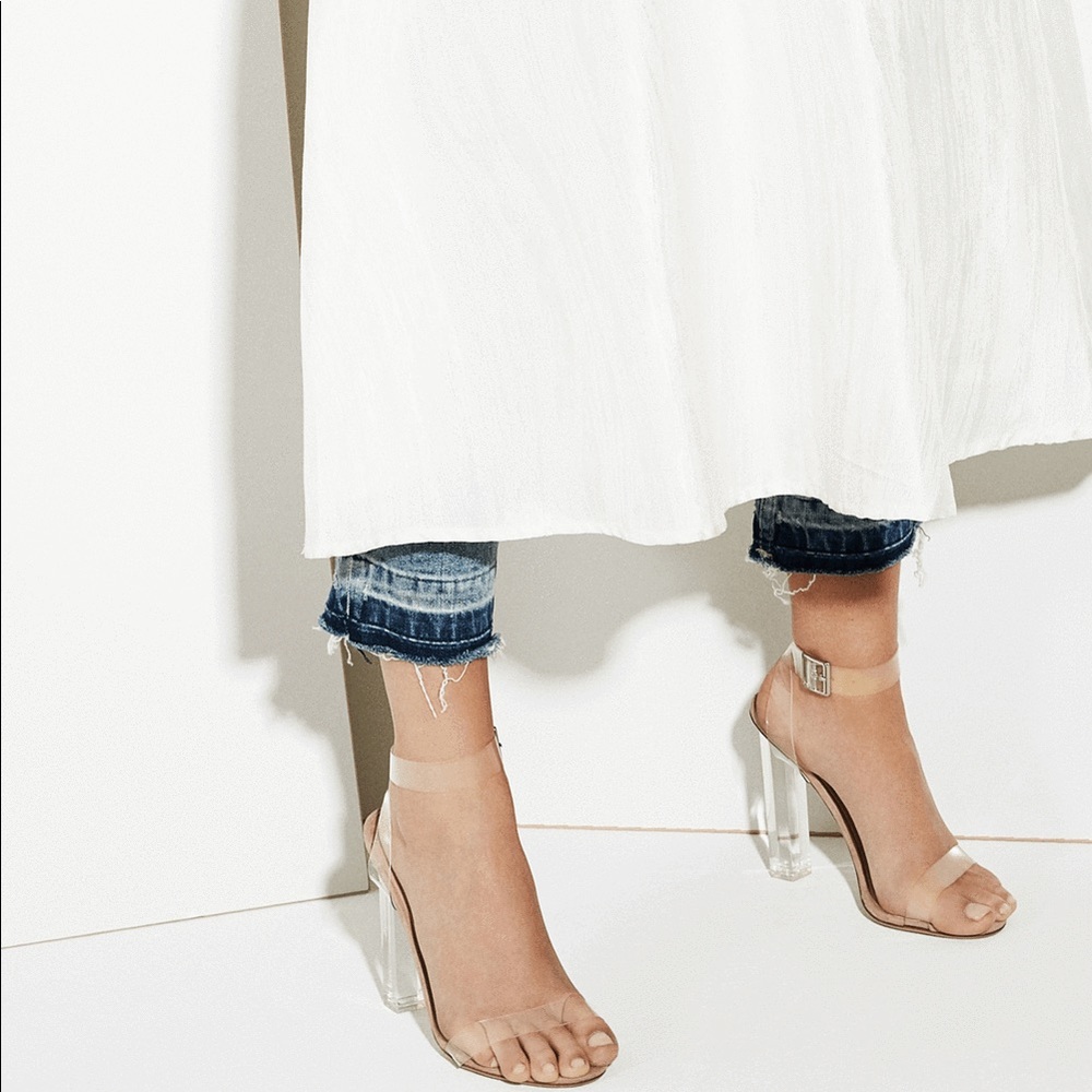 Tony Bianco Clear Heels